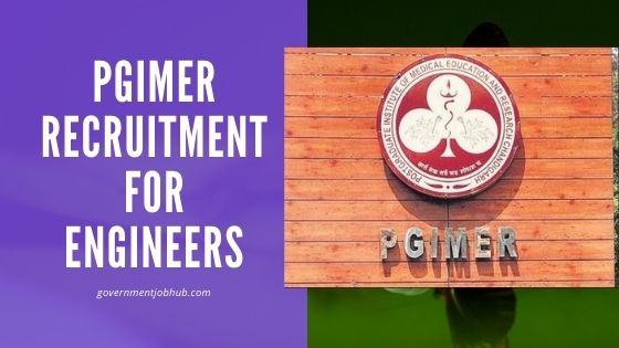 PGIMER recruitmnet For junior Engineer