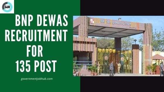 BANK NOTE PRESS Recruitment 2021 For 135 Post Apply Online Now