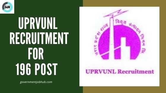 UPRVUNL Recruitment 2021 for Junior Engineer total 1075 Vacancies Apply Now
