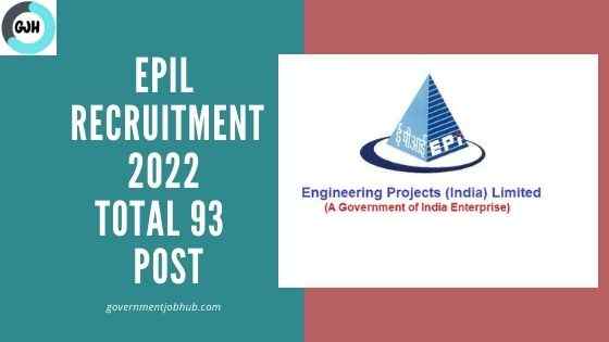 Engineers Project India Limited Recruitment 2022