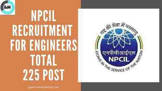 NPCIL recruitment job alert notifictaion