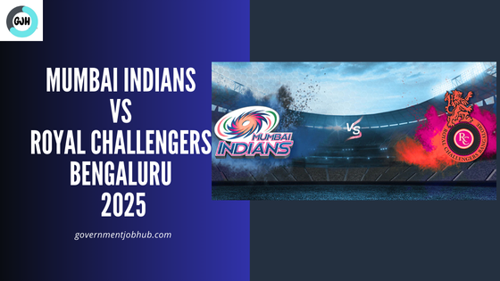 MI vs RCB 2025: Mumbai Indians vs Royal Challengers Bengaluru – Match Preview, Pitch Report, Squad, Head-to-Head & Key Players