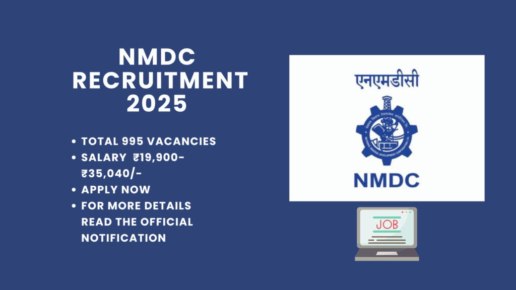 NMDC Trainee Syllabus 2025: Complete Exam Pattern & Syllabus PDF
