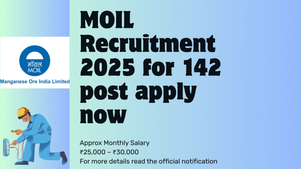 MOIL Recruitment 2025 Syllabus and Exam Pattern – Download PDF for Electrician, Mechanic, Mine Foreman & Other Posts
