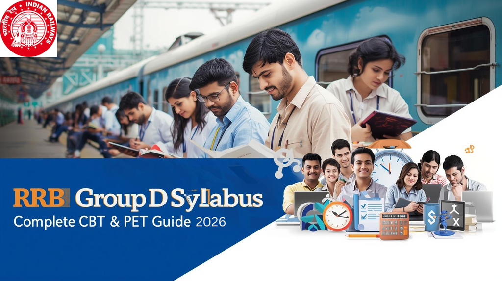 RRB Group D Syllabus 2026 Gujarat – Complete CBT Exam Pattern, PET Details, Medical Standard & Preparation Strategy