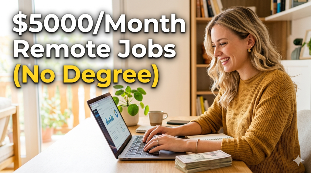 high paying remote jobs usa without degree work from home earning money online
